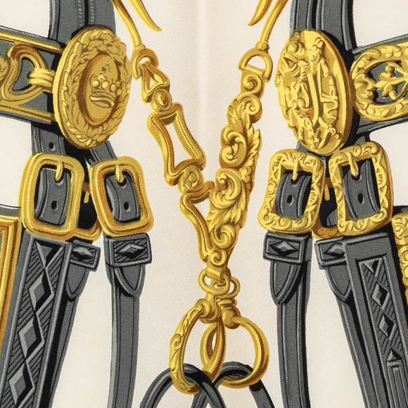 Pre-Loved Hermes Brides de Gala Silk Scarf 90 - Picture 5 of 10